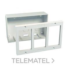 MMCONECTA - CAJA SUPERFICIE 4FILAS STANDAR B.N.