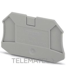 PHOENIX CONTACT - TAPA FINAL DOBLE PISO UT 2,5/4 GRIS