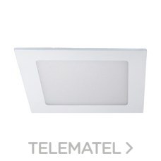 PRILUX - EMPOTRABLE BRENO CUADR. BLANCO 18W 840