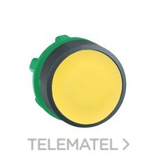 SCHNEIDER ELECTRIC - CABEZA PULSADOR RASANTE AMARILLO d.22