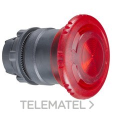 SCHNEIDER ELECTRIC - CABEZA PULSADOR SETA LUMINOSO ROJA