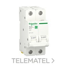 SCHNEIDER ELECTRIC - AUTOM. RESI9 2P 25A "C" MTA. BLANCA