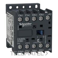SCHNEIDER ELECTRIC - MINICONTACTOR AUXILIAR 3 NA+1 NC 24V CC