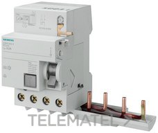 SIEMENS - BLOQUE DIF. 63A 300mA 4P CLASE AC P/5SL4