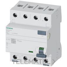 SIEMENS - DIFERENCIAL CLASE A 4P 63A 30mA - Imagen 2
