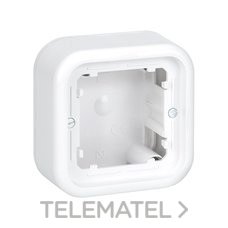 SIMON - CAJA SUP.BAJA 36,5mm 1 EL.S.31.BL.NIEVE