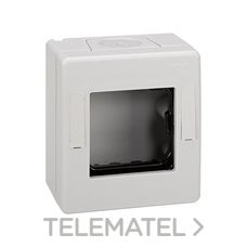 SIMON - CAJA VACIA IP40 S.44 AQUA GRIS