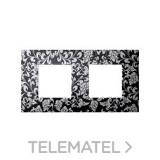 SIMON - FUNDA 2 ELEMENTO VINTAGE NEGRO PLATA