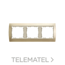 SIMON - MARCO 3 ELEM.CAVA MATE/ZOCALO CAVA S.82