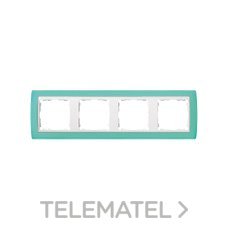 SIMON - MARCO 4 ELEM.VD.TRASLUCIDO/ZOC.BL.S.82