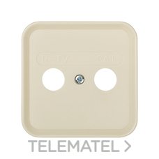 SIMON - PLACA TOMA R-TV+SAT S.31 MARFIL