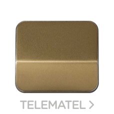 SIMON - PLACA P/SALIDA CABLE S.75 BRONCE