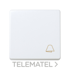 SIMON - PULSADOR CAMPANA ANCHO S.27 BL.NIEVE