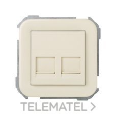 SIMON - ADAPTADOR 2  RJ-AMP S.31 MARFIL