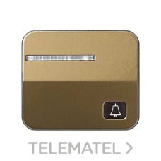 SIMON - TECLA C/LUMIN.P/PULS.CAMPANA S.75 BRONCE