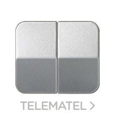 SIMON - TECLA P/2 INT.O CONM.S.75 ALUMINIO