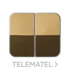 SIMON - TECLA P/2 INT.O CONM.S.75 BRONCE