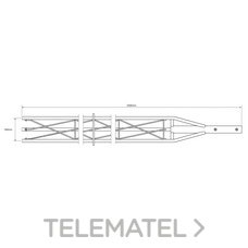 TELEVES - TORRETA 180SE SUPERIOR C/ARO 2,5m