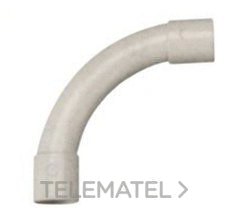 TUPERSA - CURVA PVC RIG.BLIND.ENCHUF.M-40 GRIS