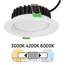 ULTRALUX - DOWNLIGHT LED 10W 3000/4200/6000K 130lm/W IP44 DIMABLE