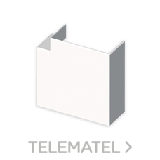 UNEX - ANGULO PLANO PVC P/78043/78093 BL.NIEVE