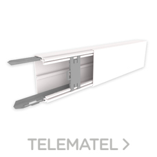UNEX - CANAL 72/73 PVC-M1 40x90 BL.NIEVE