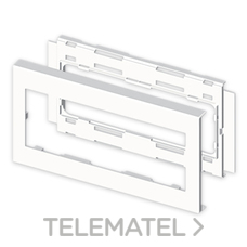 UNEX - MARCO P/MEC.PVC 130x286mm BL.NIEVE