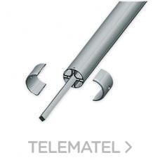 UNEX - PROLONGACIÓN COLUMNA ANODIZADO GRIS 1m