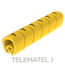 UNEX - SENALIZ.PVC PLAST.4-8mm -7- AMARILLO
