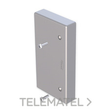 UNEX - TAPA FINAL 50x80 U24X PVC ALUMINIO