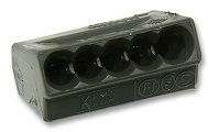 DICOMAT - FICHAS DE EMPALME 5 POLOS HASTA 2,5mm²