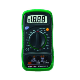 ELECTRO TOOLS - MULTIMETRO DIGITAL SELECCION MANUAL