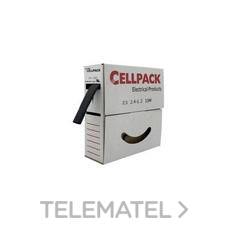 CELLPACK - TUBO TERM. S/ADHES.SB 2,4-1,2 NEGRO(CAJA)