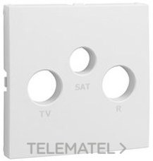EFAPEL - TAPA PARA TOMA R-TV-SAT LOGUS ALUMINIO