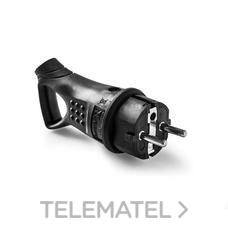 FAMATEL - CLAVIJA TT 16A-250V GOMA NEGRO - Imagen 2