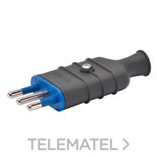 GEWISS - CLAVIJA RECTA S11 2P+T 10A GR. NORMA IT.