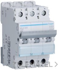 HAGER - MAGNETOT. 3P 20A C 6kA