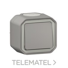 LEGRAND - CRUZAMIENTO PLEXO IP55, 10AX, 250V, MONOBLOC DE SUPERFICIE, GRIS