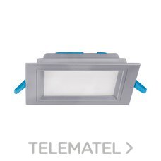 PRILUX - DOWNLIGHT KENTAU CUAD. 9W 3000K 967lm NIQ.