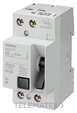 SIEMENS - INT.DIF.70 CLASE A M.2,5 2P.63A 30mA - Imagen 2
