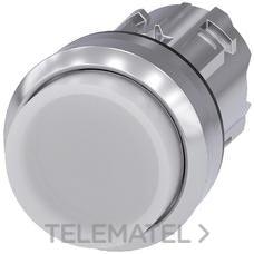 SIEMENS - PULS.22mm RED.MET.BRILL.BL.BOTON STE.