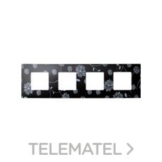 SIMON - FUNDA 4 ELEMENTO BLACK/WHITE