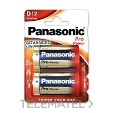 TEMPEL - PILA ALCALINA PANASONIC LR20 BLISTER 2 U
