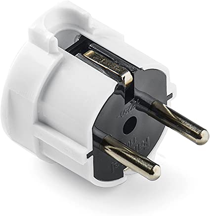 MARPESA - CLAVIJA SCHUKO 2P+TT SAL. LATERAL 16A