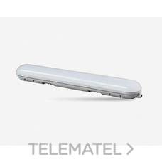 ARONLIGHT - PANTALLA PRO LED 48W 120cm 5000K 120° IP65 EN POLICARBONATO GRIS