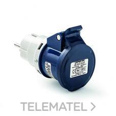 FAMATEL - ADAPT.CLAV.SCH./ TOMA IND..2P+T 16A