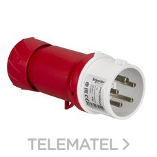 SCHNEIDER ELECTRIC - CLAVIJA AÉREA 16A 3P+N+T IP44 TORNILLO
