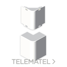 UNEX - ANGULO EXTERIOR PVC P/78033/78083 BL.NV.