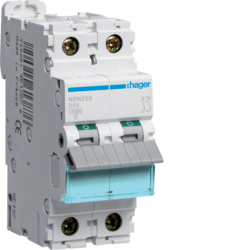 HAGER - INT.AUT.CURVA D 10 kA 2P 50A