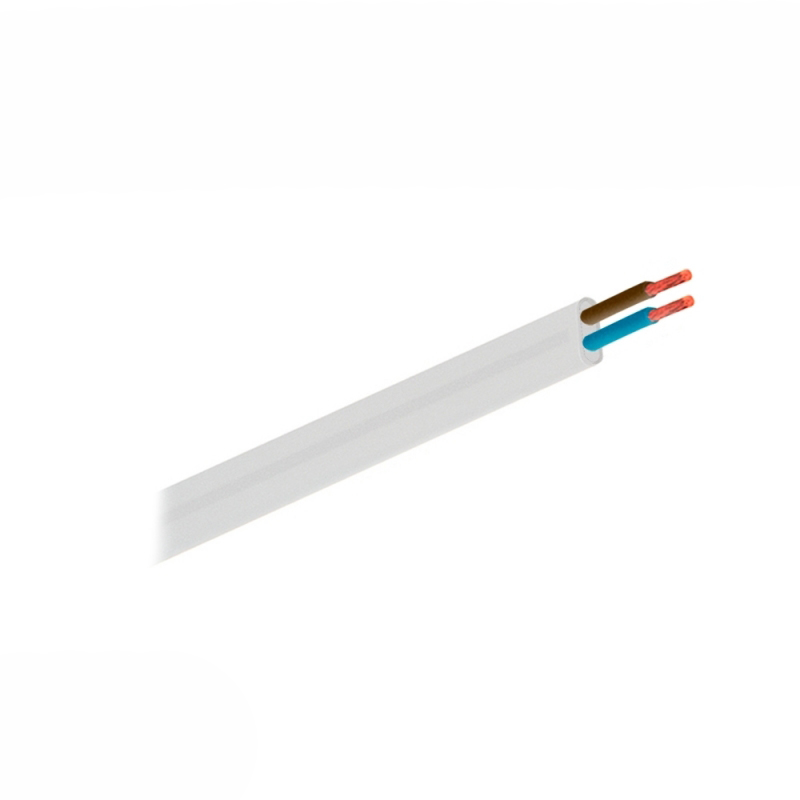 GESCABLE - MANGUERA PLANA H05V-F 2x1 BLANCA